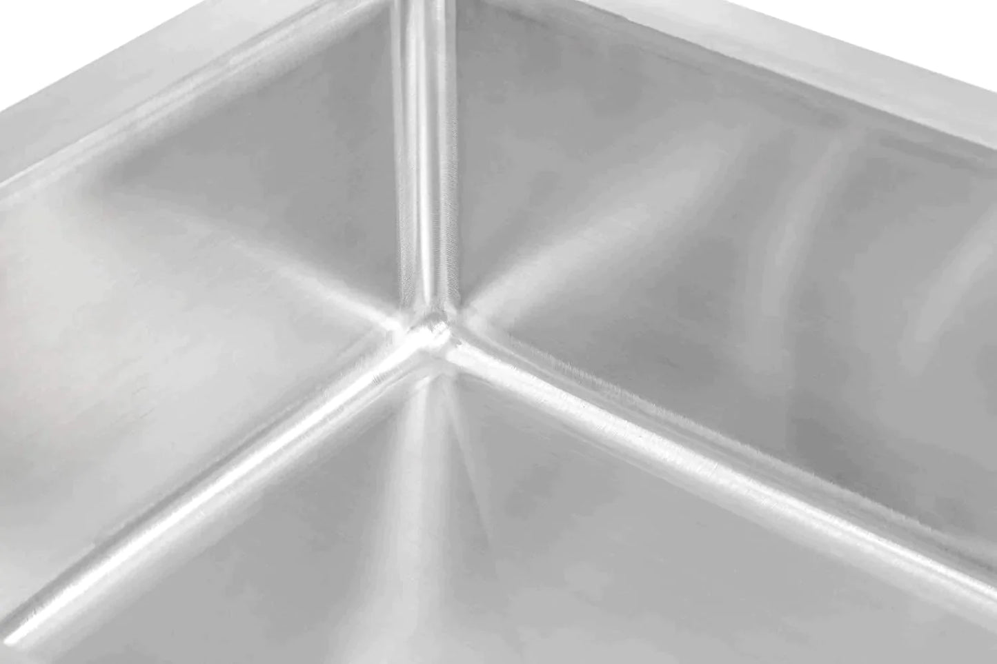 DuraSteel Stainless Steel Floor Mount Mop Sink/Basin with Sink Drainage/