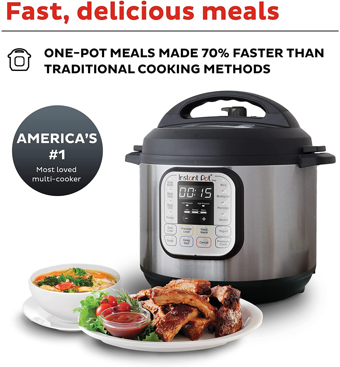Instant Pot Duo 7-in-1 Electric Pressure Cooker