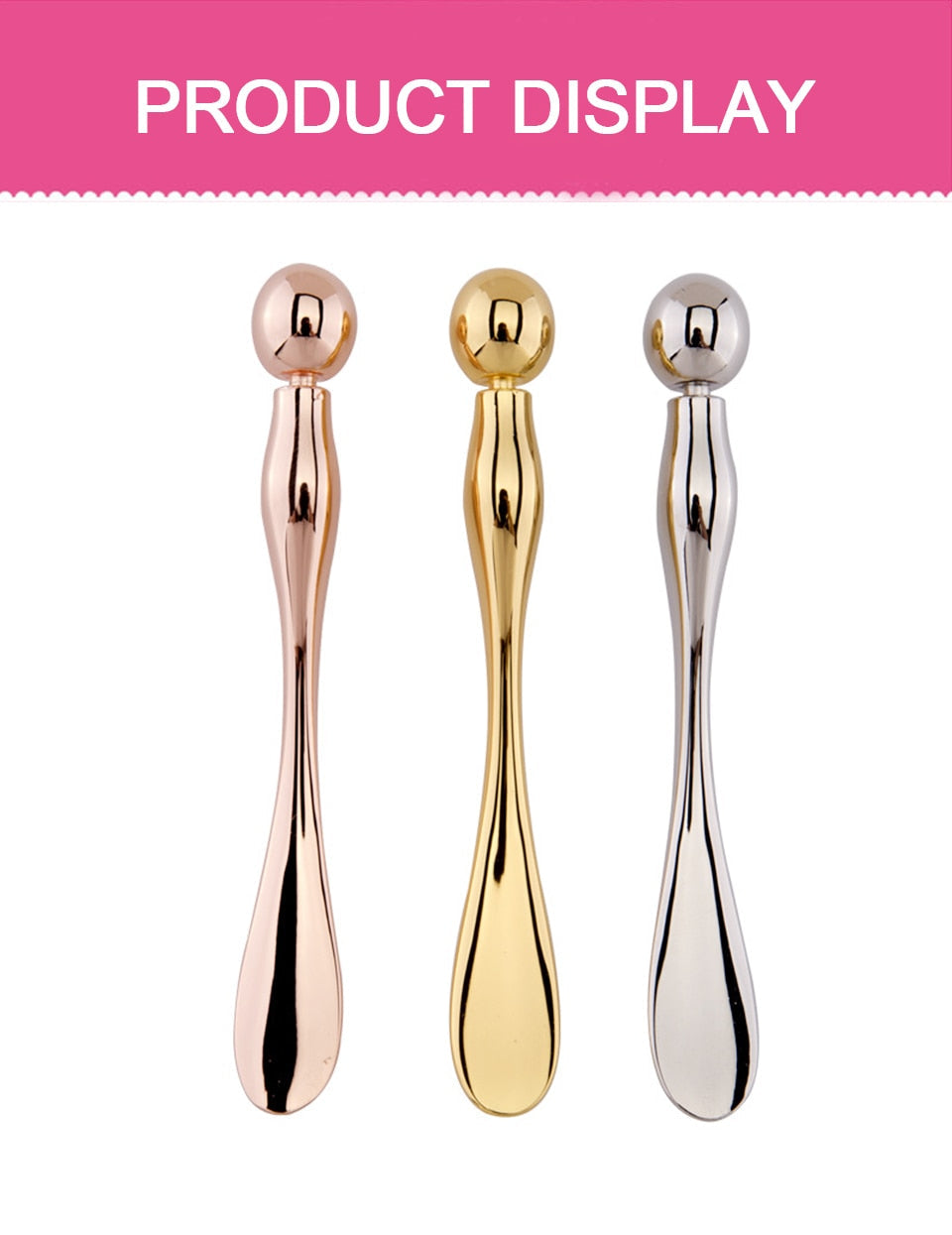 Metal Face Massage Stick (For Anti-Wrinkle Eye Cream)