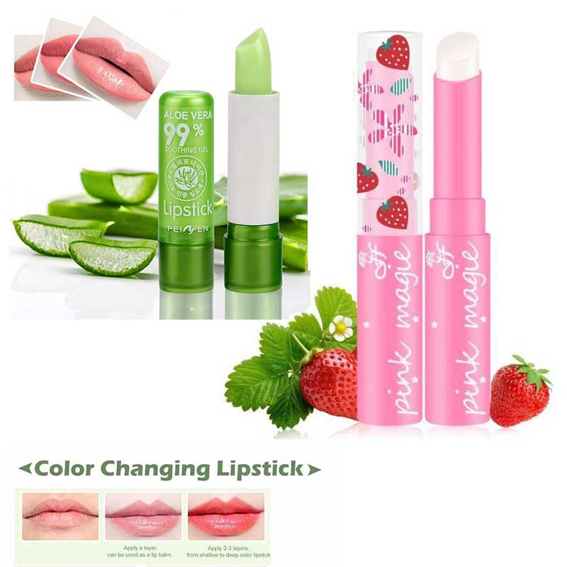 Moisturizing Aloe Vera Strawberry Lipstick