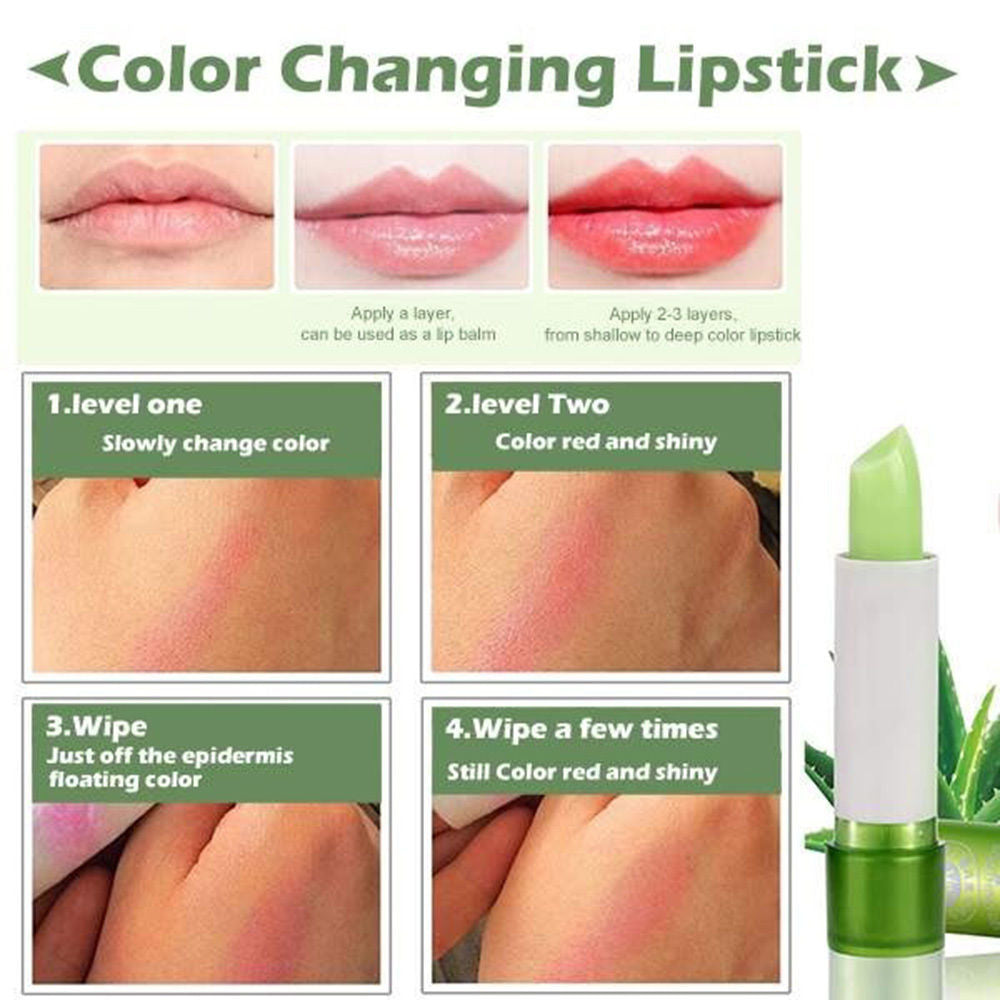 Moisturizing Aloe Vera Strawberry Lipstick